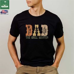 Retro The Grill Master Dad Shirt, Grill Father T-shirt, Funny Fathers Day Gift, Grilling Dad Sweatshirt, Bbq Dad Tee, Ba