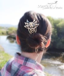 hairpin "arachnid" | spider | handmade jewelry | fantasy design