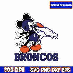 mickey football, denver broncos mickey svg | sports, ball, education, academic | classic, old |sublimation, illustration