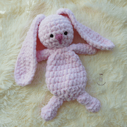 crochet plush bunny | crochet bunny toy | baby shower gift | newborn photo prop | crochet animal | bunny lovey