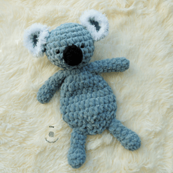 crochet plush koala | crochet bear toy | baby shower gift | newborn photo prop | crochet animal | bear lovey