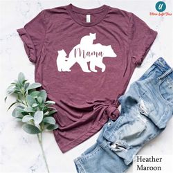 mama bear shirt gift for mother's day,mom birthday gift,mommy bear t-shirt,maternity shirt,mommy and me shirt,bear famil