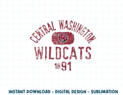 central washington wildcats 1891 vintage logo