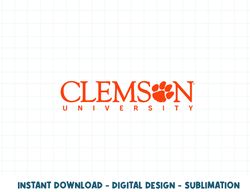 clemson tigers wordmark officially licensed