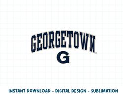 georgetown hoyas arch over white officially licensed