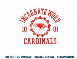 incarnate word cardinals stamp logo officially licensed