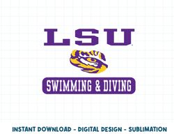 lsu tigers swimming & diving logo officially licensed
