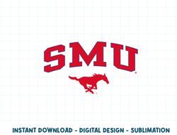 smu mustangs arch over black officially licensed