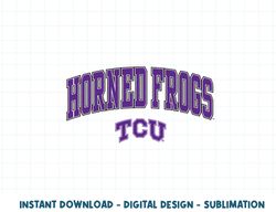 tcu horned frogs arch over logo officially licensed