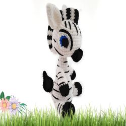 crochet pattern lindsey the zebra english / espanol