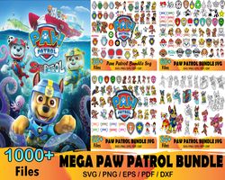 1000 paw patrol bundle svg, paw patrol svg, paw patrol svg, paw patrol clipart, dog patrol svg, dog patrol clipart, paw