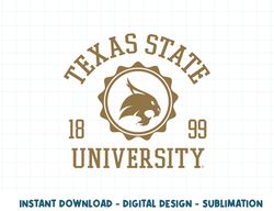 texas state bobcats stamp officially licensed
