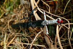 handmade replica of a monogrammed sword from harry potter best gift sword for men, son, and friend: gryffindor sword.