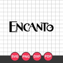 encanto logo outline svg, encanto svg, disney svg, png dxf eps digital file