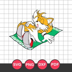 Tails Sonic Svg, Sonic Characters Svg, Sonic Svg, Cartoon Svg, Png Dxf Eps Digital File