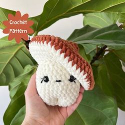 crochet mushroom pattern, frankie fungi, sammy spore, mushroom pattern, crochet pattern, crochet patterns, mushroom