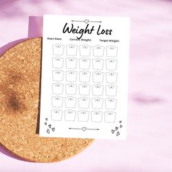 weight loss tracker, weightloss journal, pound lost, weightloss track, weightloss chart calendar, weekly weigh in