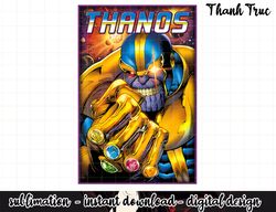 kids marvel thanos infinity gems comic kids graphic png, sublimation