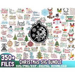 350 files christmas svg bundle, christmas svg, christmas tree svg, reindeer svg, grinch svg