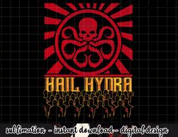 marvel comics hail hydra army propaganda vintage poster