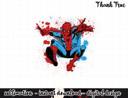 Marvel Spider-Man Paint Splatter Portrait