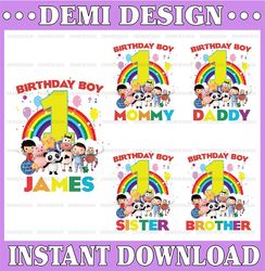 Personalized Name And Age Baby Bum Png, My Little Baby Bum Birthday Png, Custom Matching Family Birthday Png, Personaliz