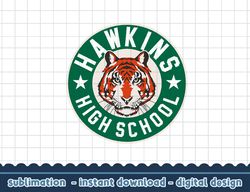 netflix stranger things hawkins high school logo png,digital print