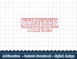 netflix stranger things outline logo png,digital print