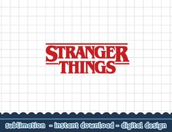 netflix stranger things simple red logo png,digital print