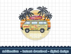stranger things 4 surfer boy pizza van png,digital print