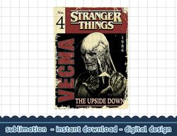 stranger things 4 vecna comic book cover png,digital print