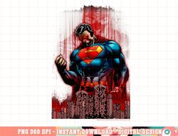 dc comics superman power flex skyline comic poster png, digital print,instant download