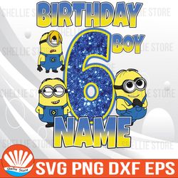 personalized minions birthday svg, minions birthday family svg, minions birthday svg, minions svg, digital download