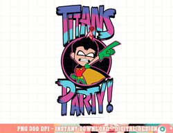 dc comics teen titans go  robin titans party png, digital print,instant download