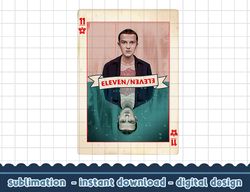 stranger things eleven playing card png,digital print