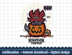 stranger things halloween demogorgon jack o  lantern png,digital print