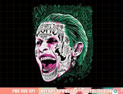 suicide squad joker prince portrait t shirt png, digital print,instant download