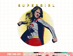 supergirl tv series classic hero png, digital print,instant download