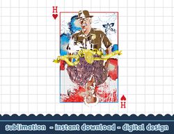 stranger things hopper playing card upside down png,digital print