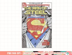 superman man of steel cover png, digital print,instant download