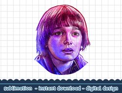 stranger things will rose tone portrait png,digital print