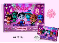 super monsters invitation