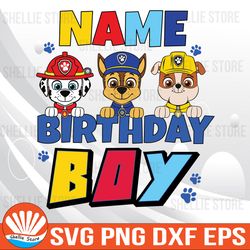 paw patrol, birthday svg, paw patrol svg, birthday boy, birthday girl, family birthday svg, mommy, daddy, brother