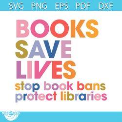 banned books week books save lives svg graphic design files