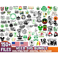 150 files weed svg bundle