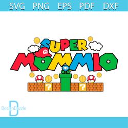 mothers day super mommio shirt svg silhouette cricut files