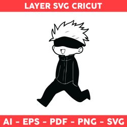 Gojo Satoru Svg, Gojo Svg,  Jujutsu Kaisen Svg, Itadori Svg, Anime Character Svg, Anime Svg - Digital File