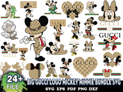 Gucci Minnie Mouse Svg, Gucci Logo SVG, Minnie Gucci Svg, Gu