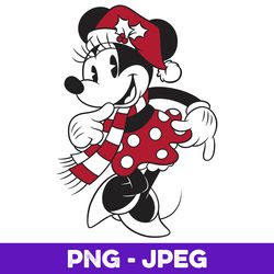 disney minnie mouse classic christmas portrait v1