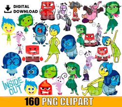 inside out clipart, inside out png, inside out birthday, inside out alphabet, inside out tumbler, inside out tshirt